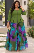 Gauni la Peplum la Dawa ya Moshi - 3