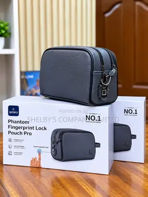Classy Fingerprint Lock Clutch Bag