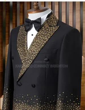 TUXEDO la TUCANO Nyeusi na Dhahabu la Sparkle