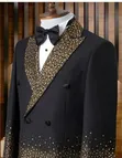 TUCANO Black and Gold Sparkle Tuxedo - 1