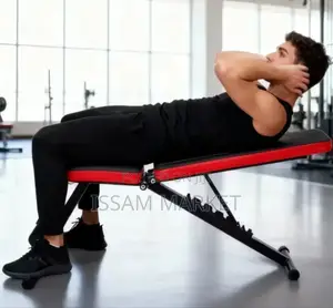 Bodyfit Weight Bench (Incline/Flat with Barbell Rack)