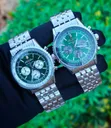 Vanson Jones Silver Chronograph Aviator Wristwatch - 2