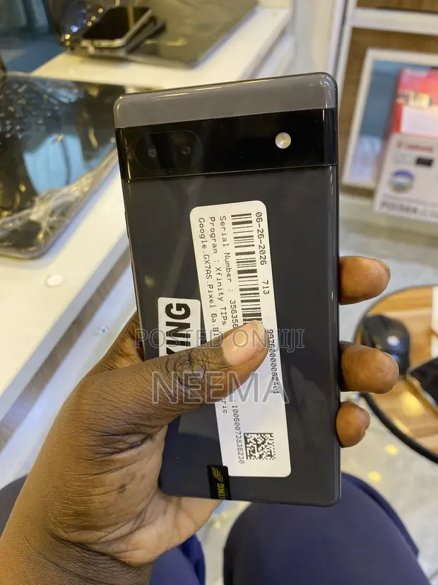 Google Pixel 6a 128GB Nyeusi Mpya - 1