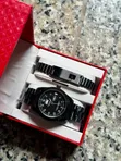 Timberland Black Watch and Bracelet Gift Set - 3