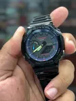 Saa ya Casio G-Shock GA-2100RBG-1ADR kwa Wanaume - 3