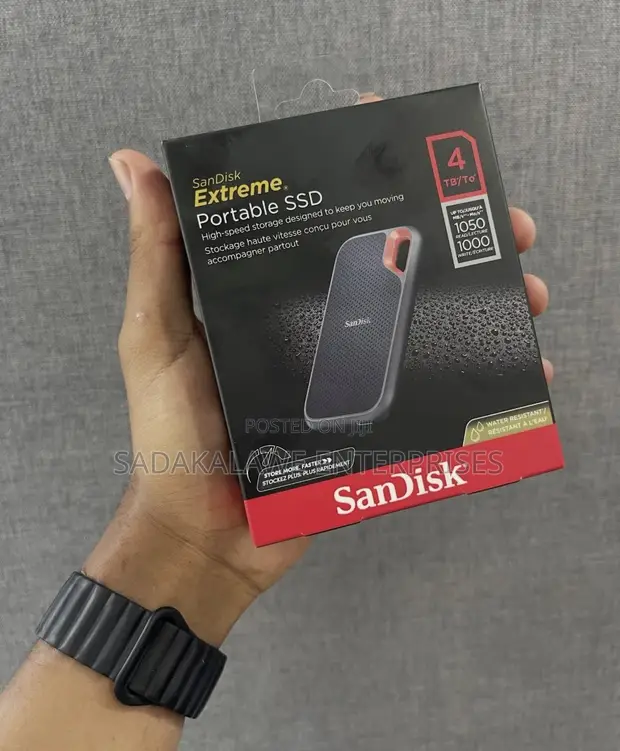SanDisk Portable SSD Halisi 4TB - 1