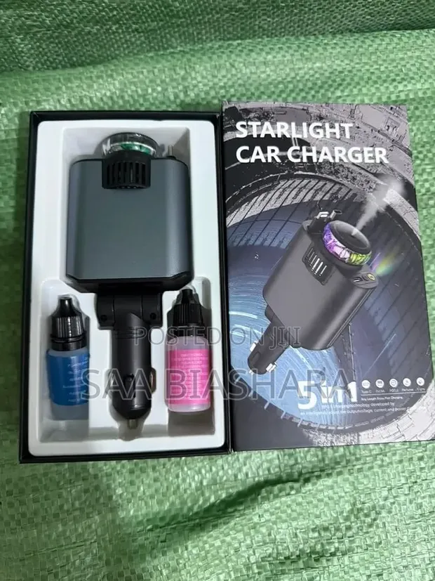 Starlight 5-in-1 Car Charger & Aromatherapy Diffuser - 1