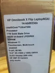 New HP OmniBook X Flip 14" Laptop - Intel Core Ultra 7, 16GB RAM, 1TB SSD - 5