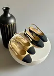 New Women's Moccasins - Quality Black Silver - 1