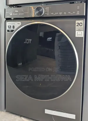 TCL C512wdg Mashine ya Kufulia na Kukausha 12kg Osha + 8kg Kavu