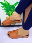 Women's Open Toe Slippers - AL Design - 2