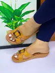 Women's Massage Slippers - Buckle Design - 5