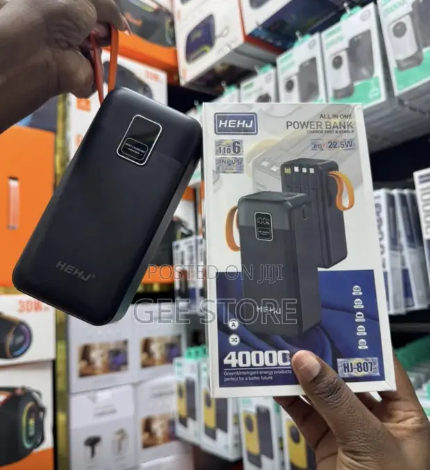 HEHJ HJ-807 Power Bank 40,000mAh Yote-kwa-Moja - 1