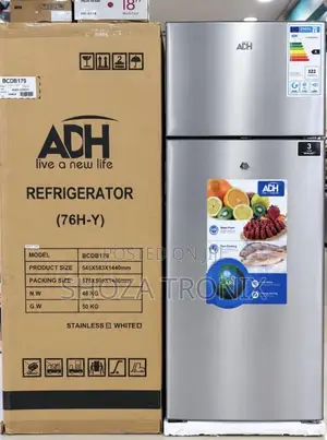 ADH Refrigerator 106SS Double Door
