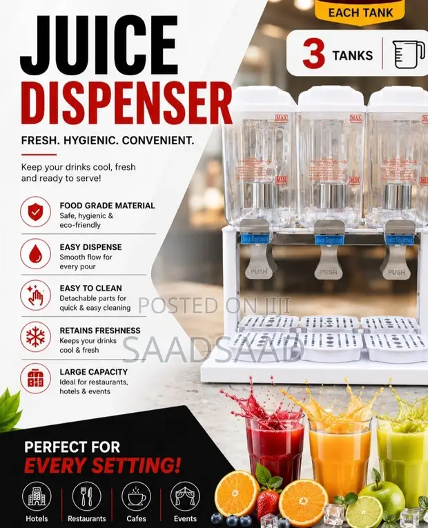 Juuce Dispensers Mpya Zenye Matangi 3 - 1