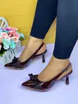 Impo Slingback Mid Heels Zenye Pambo la Chuma - 4