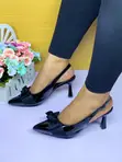 Impo Slingback Mid Heels Zenye Pambo la Chuma - 5