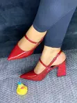 Simmi Slingback Block Heel Shoes - 2