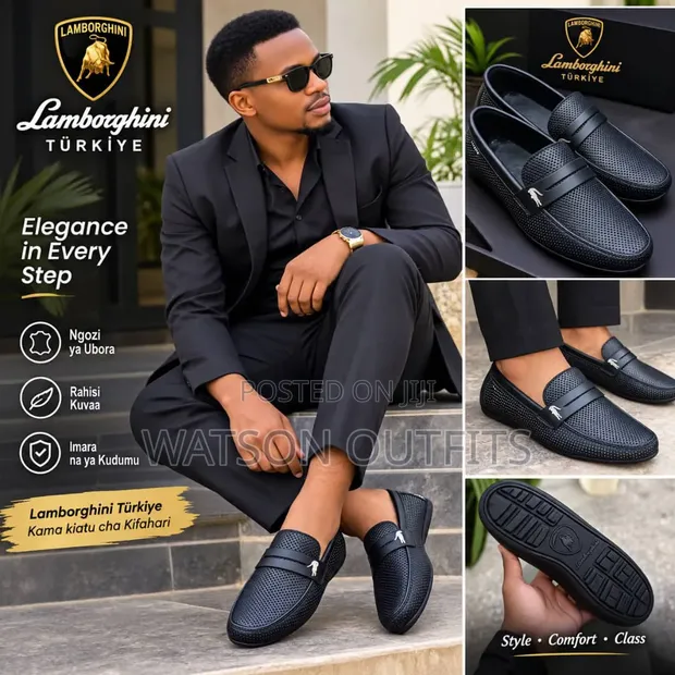 Viatu vya Loafers vya Ngozi vya Clarks kwa Wanaume - Vipya Kabisa - 1
