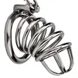 LOVETOY Chastity Cage Kifaa - Fedha - 1