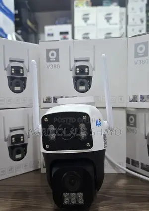 V380 Pro 4G Outdoor Dual-Lens PTZ Camera - Full HD Night Vision