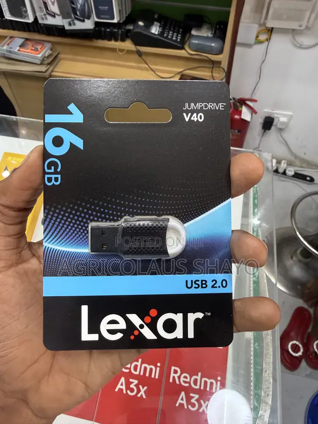 Lexar JumpDrive V40 16GB USB 2.0 Flash Drive Halisi - 1