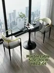 Marble Table with 2 Chairs - 1