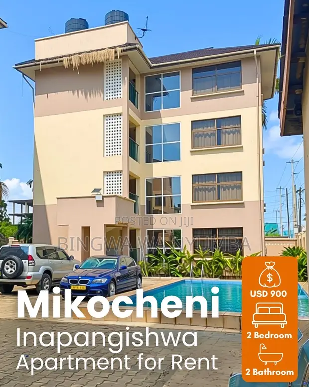 Furnished 2-Bedroom Apartment for Rent in Mikocheni - 1