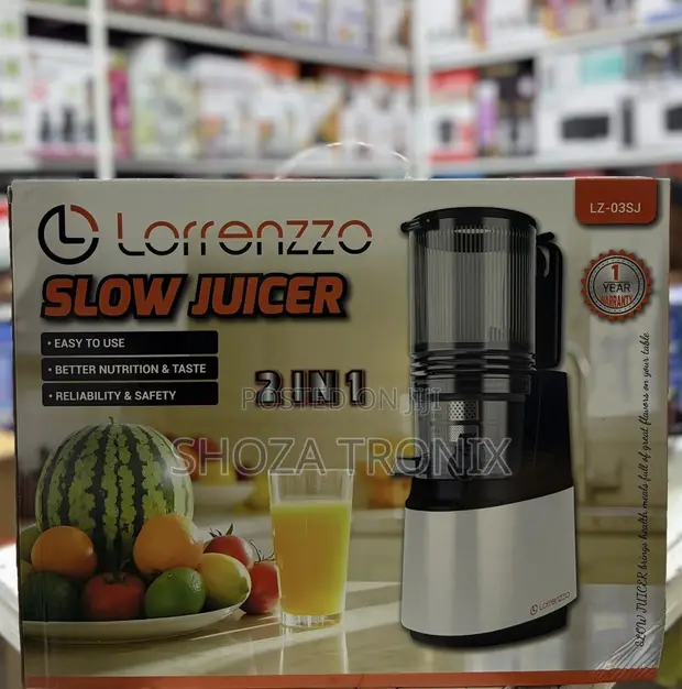 Lorrenzzo Slow Juicer - Mpya Kabisa - 1