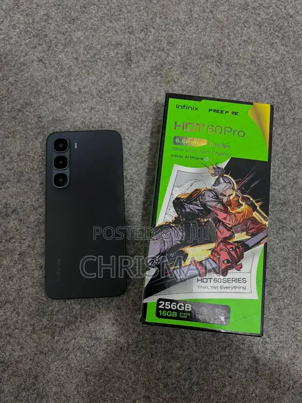 Infinix Hot 60 Pro+ 256GB Mpya Nyeusi - 1