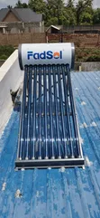 Solar Water Heater 100L, 10 Vacuum Tubes - 1