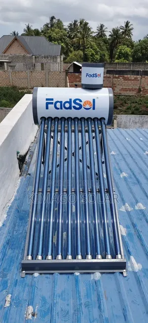 Solar Water Heater 100L, 10 Vacuum Tubes