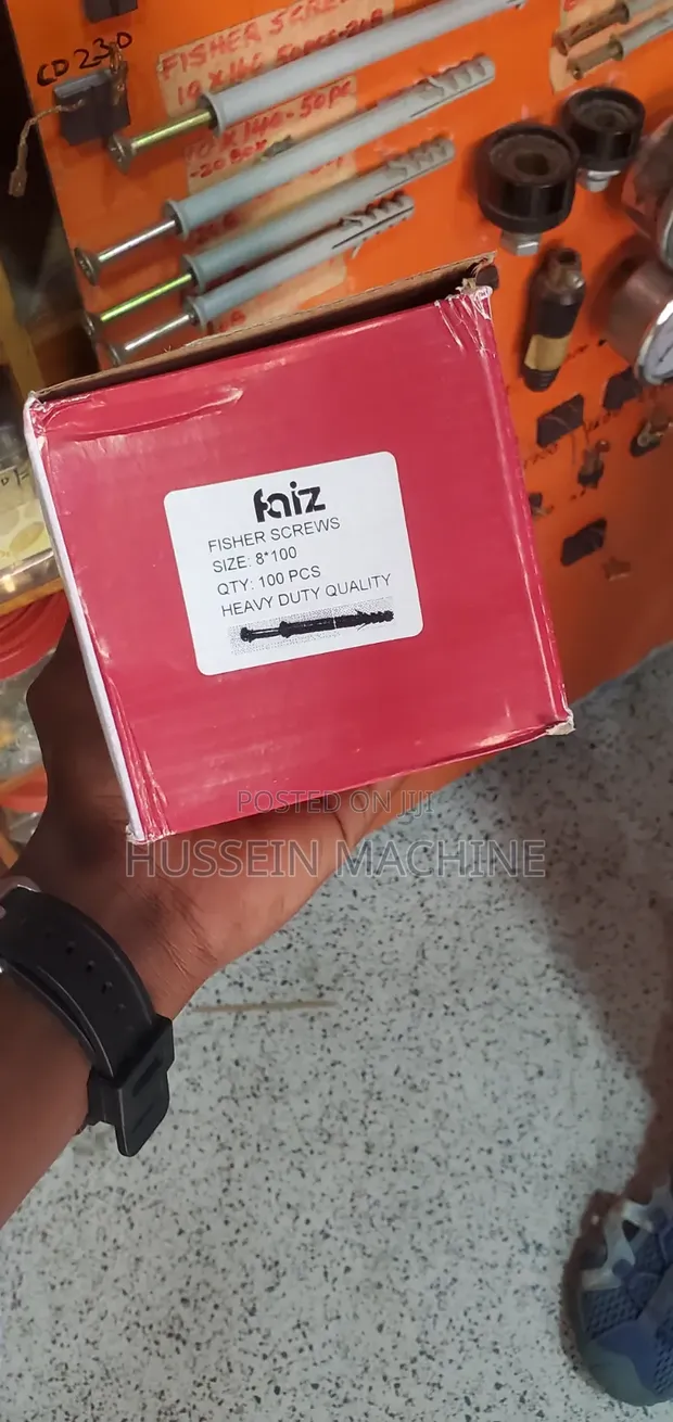 Fisher Screw Size 8'' x 100 pcs - 1