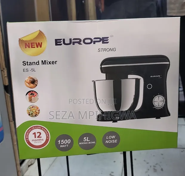 EUROPE Stand Mixer Nguvu 1500W - 1