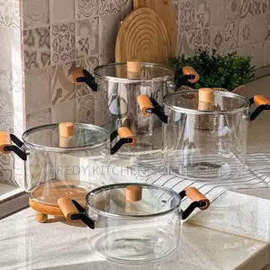 High Borosilicate Glass Cooking Pot