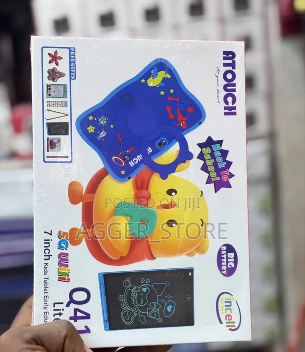 New Atouch Q41 Lite 256GB Black Kids Tablet - 1