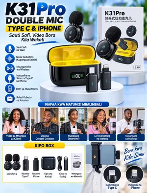 K31 Pro Double Microphone Type-C & iPhone