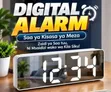 Saa ya Kengele ya Dijitali ya Kioo cha LED - 2