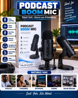 Podcast Boom Microphone (USB)