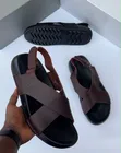 Ecco Men's Leather Sandals - 5