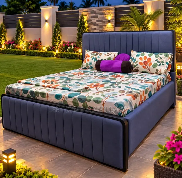 Bed Sofa Grey - Mpya Kabisa - 1