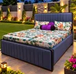 Bed Sofa Grey - Mpya Kabisa - 1