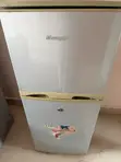 Dining Table and GE Fridge - 1