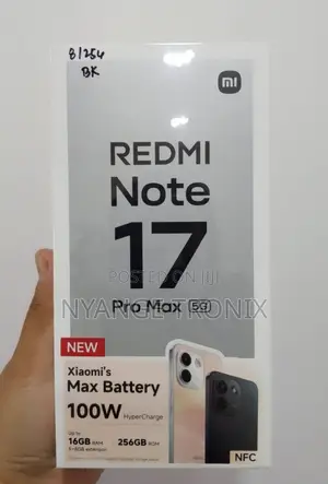New Xiaomi Redmi Note 17 Pro Max 256GB Rose Gold