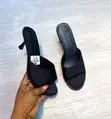 Zara Heeled Mules Mpya Kabisa - 2
