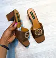 Block Rhinestone Heels - 2