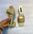Block Rhinestone Heels - 4
