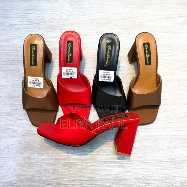 Nice Block Heel Mules - Size 37-42.5 - 1