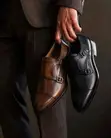 Men's Double Monk Strap Shoes - Official - 3