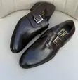 CR7 Single Monk Strap Shoes - Crocodile Design - 5